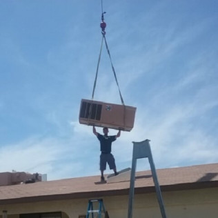 Air conditioning maintenance service and system inspection